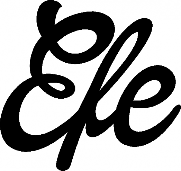 Efe - Schriftzug aus Eichenholz
