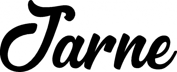 Jarne - Schriftzug aus Eichenholz