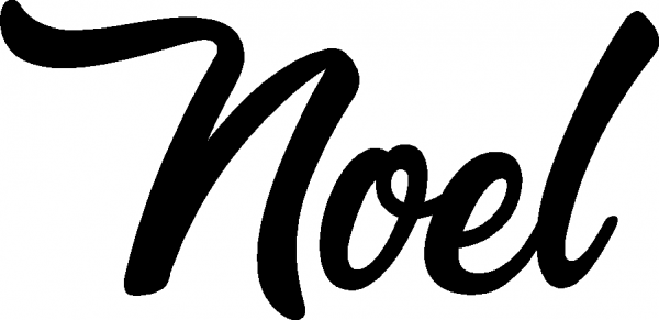 Noel - Schriftzug aus Eichenholz