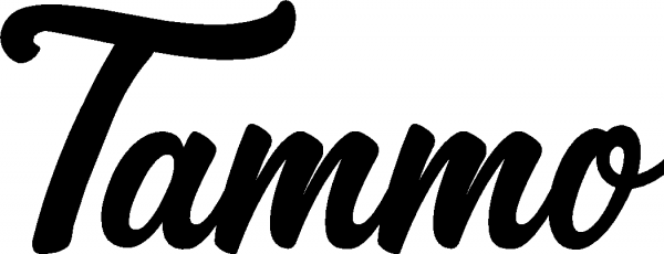 Tammo - Schriftzug aus Eichenholz