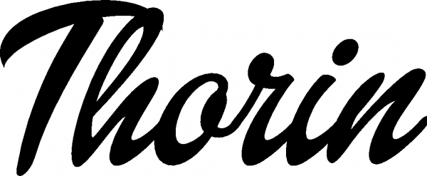 Thorin - Schriftzug aus Eichenholz