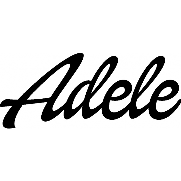 Adele - Schriftzug aus Birke-Sperrholz