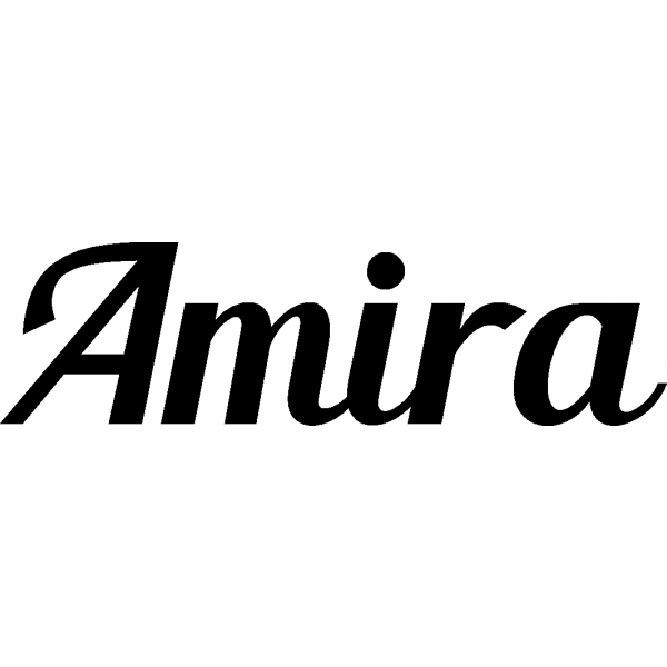 Amira - Schriftzug aus Birke-Sperrholz