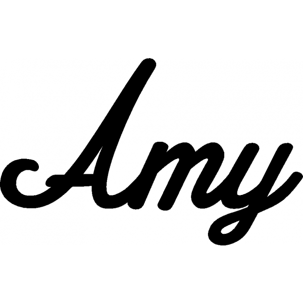 Amy - Schriftzug aus Birke-Sperrholz