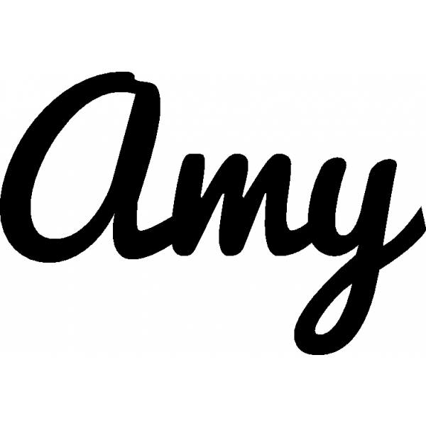Amy - Schriftzug aus Birke-Sperrholz