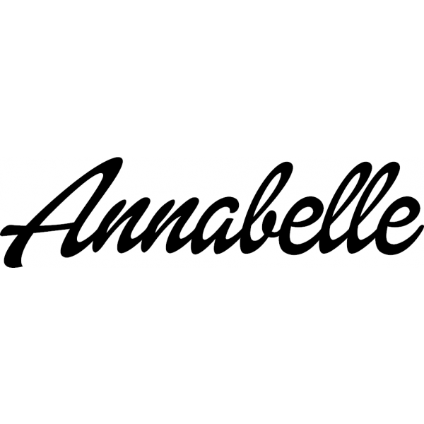 Annabelle - Schriftzug aus Birke-Sperrholz