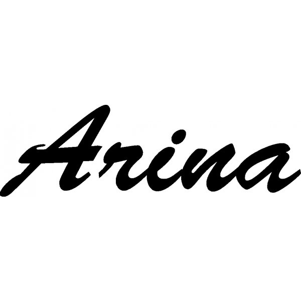 Arina - Schriftzug aus Birke-Sperrholz