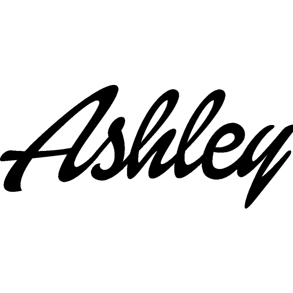 Ashley - Schriftzug aus Birke-Sperrholz