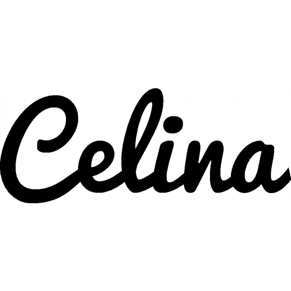Celina - Schriftzug aus Birke-Sperrholz