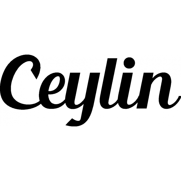 Ceylin - Schriftzug aus Birke-Sperrholz