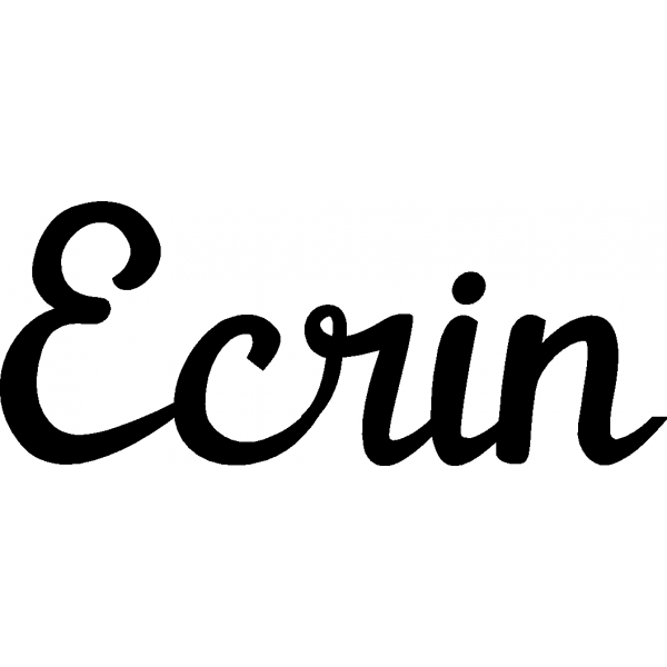 Ecrin - Schriftzug aus Birke-Sperrholz
