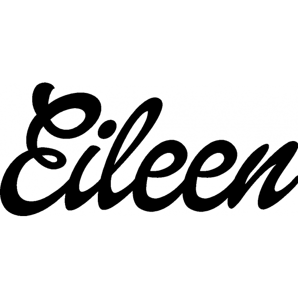 Eileen - Schriftzug aus Birke-Sperrholz