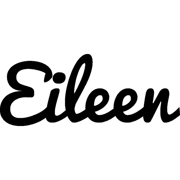 Eileen - Schriftzug aus Birke-Sperrholz