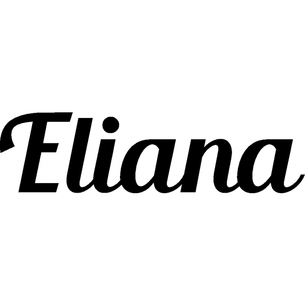 Eliana - Schriftzug aus Birke-Sperrholz