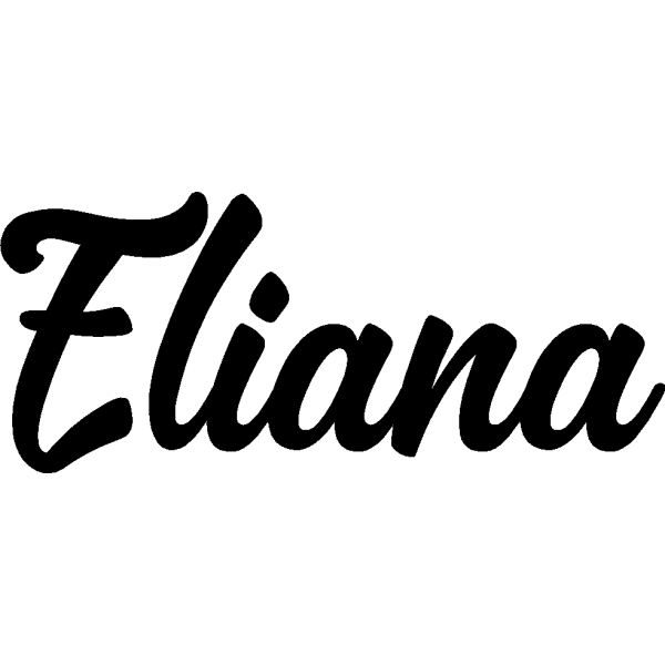 Eliana - Schriftzug aus Birke-Sperrholz