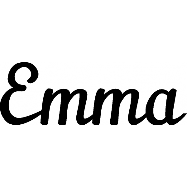 Emma - Schriftzug aus Birke-Sperrholz