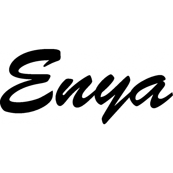 Enya - Schriftzug aus Birke-Sperrholz