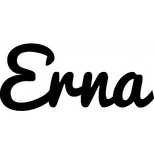 Erna - Schriftzug aus Birke-Sperrholz