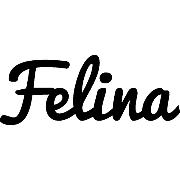 Felina - Schriftzug aus Birke-Sperrholz
