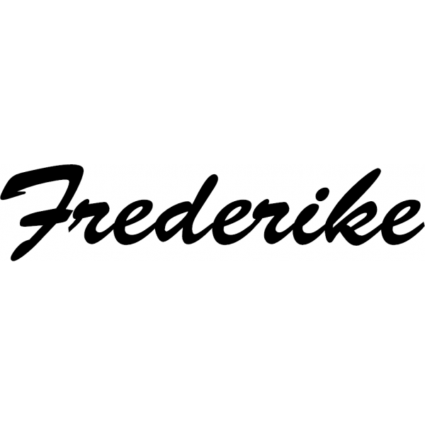 Frederike - Schriftzug aus Birke-Sperrholz