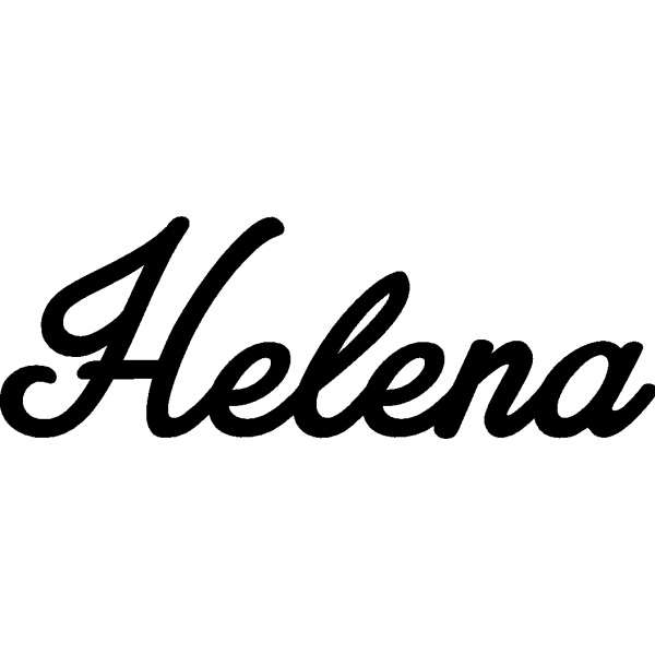 Helena - Schriftzug aus Birke-Sperrholz