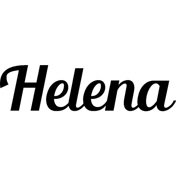 Helena - Schriftzug aus Birke-Sperrholz