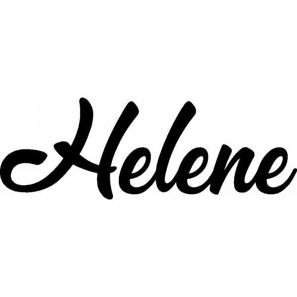 Helene - Schriftzug aus Birke-Sperrholz