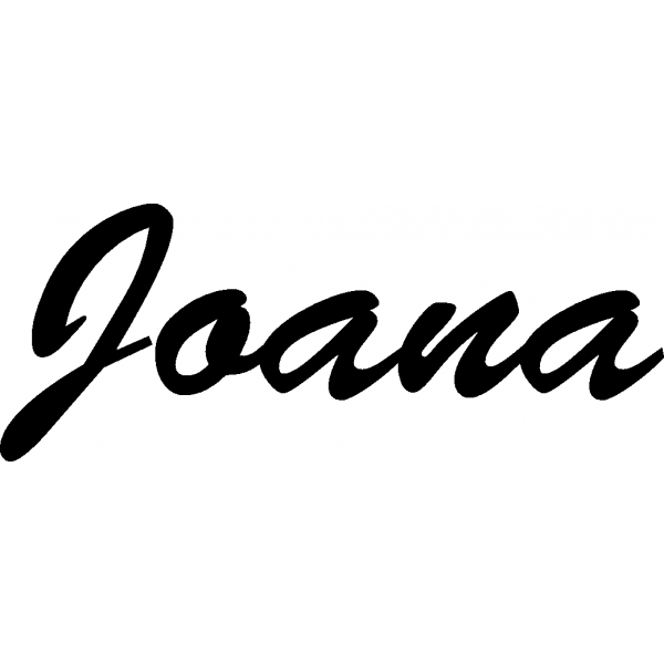 Joana - Schriftzug aus Birke-Sperrholz