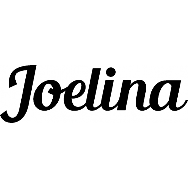 Joelina - Schriftzug aus Birke-Sperrholz