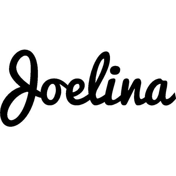 Joelina - Schriftzug aus Birke-Sperrholz