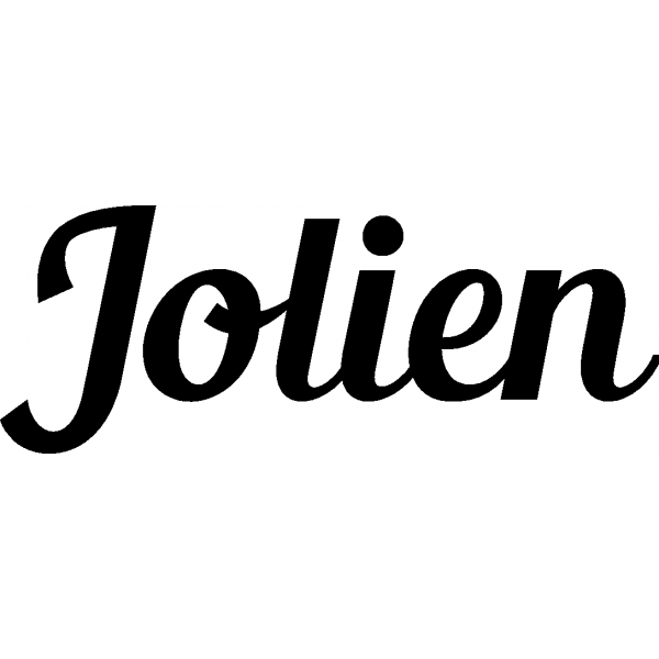 Jolien - Schriftzug aus Birke-Sperrholz
