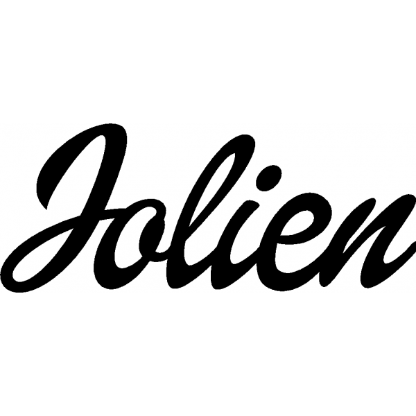 Jolien - Schriftzug aus Birke-Sperrholz