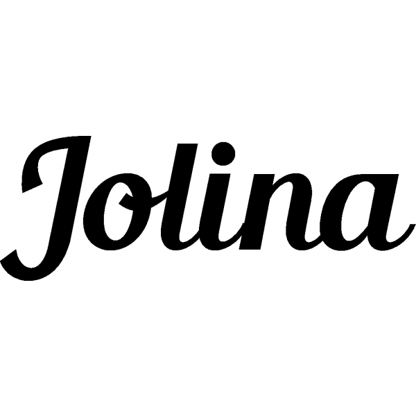 Jolina - Schriftzug aus Birke-Sperrholz