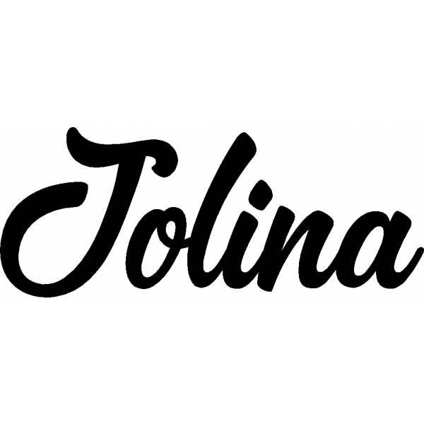 Jolina - Schriftzug aus Birke-Sperrholz