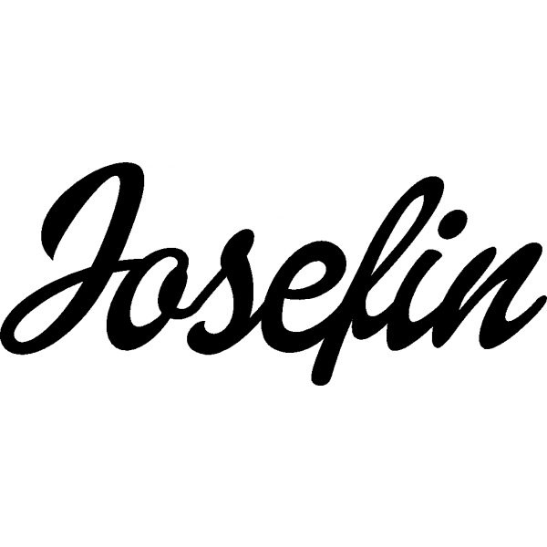 Josefin - Schriftzug aus Birke-Sperrholz