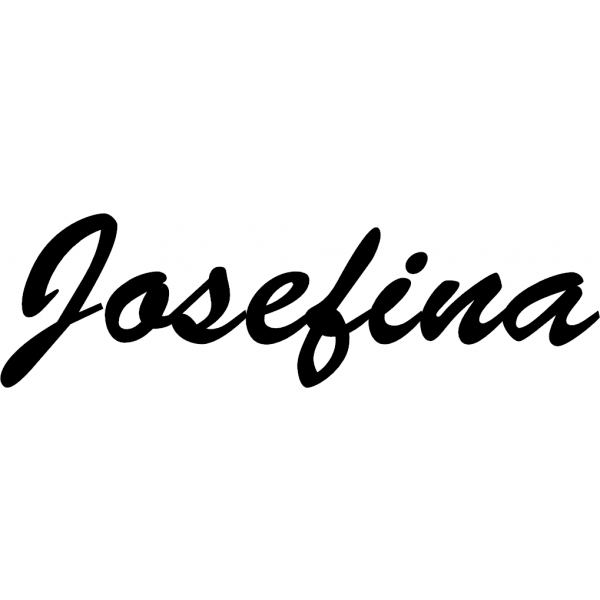 Josefina - Schriftzug aus Birke-Sperrholz