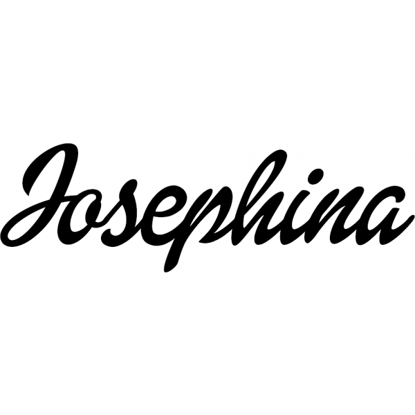 Josephina - Schriftzug aus Birke-Sperrholz