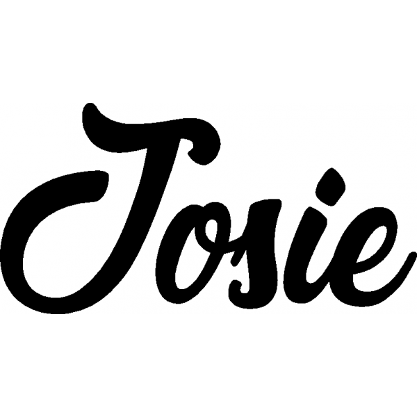 Josie - Schriftzug aus Birke-Sperrholz