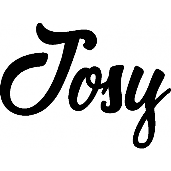 Josy - Schriftzug aus Birke-Sperrholz