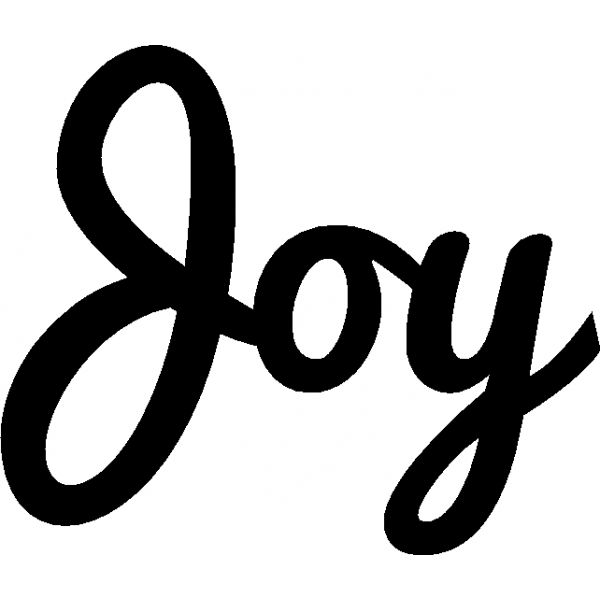 Joy - Schriftzug aus Birke-Sperrholz
