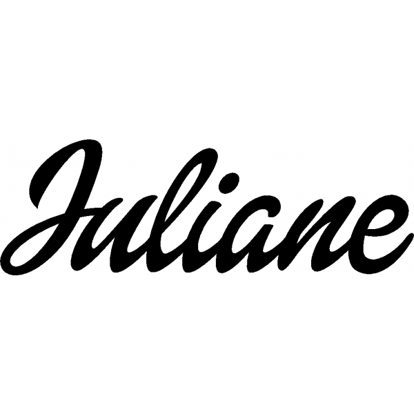 Juliane - Schriftzug aus Birke-Sperrholz