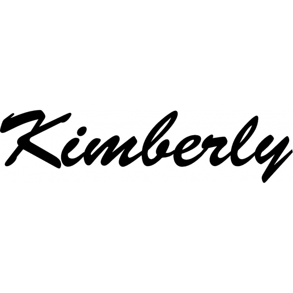 Kimberly - Schriftzug aus Birke-Sperrholz
