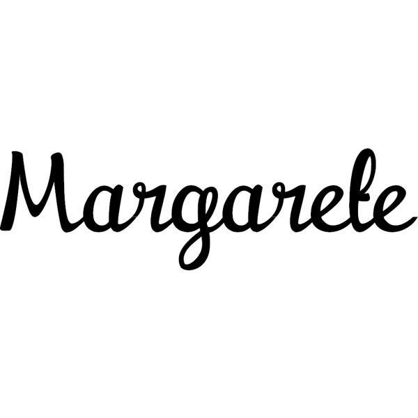 Margarete - Schriftzug aus Buchenholz