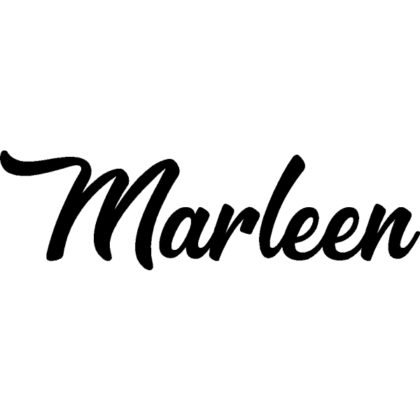 Marleen - Schriftzug aus Buchenholz