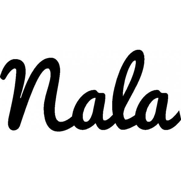 Nala Schriftzug aus Buchenholz Casa Hardy Holzdesign Nala Schriftzug aus Buchenholz Casa Hardy Holzdesign