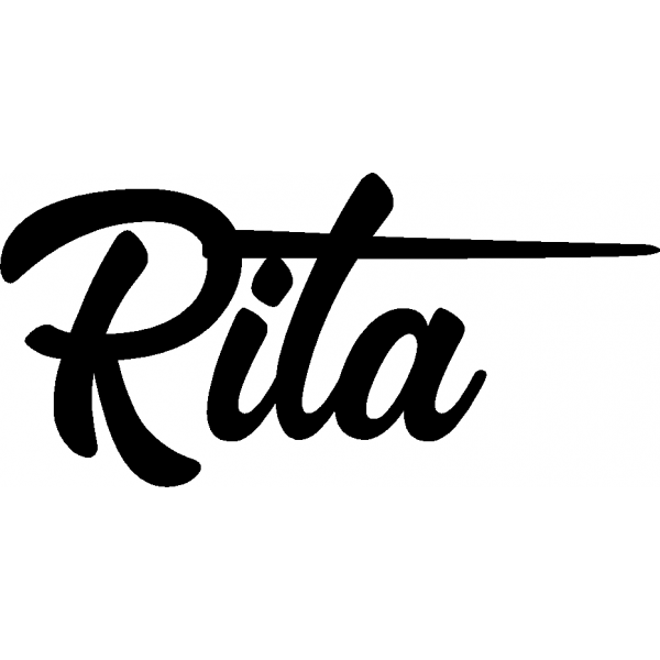 Rita - Schriftzug aus Buchenholz