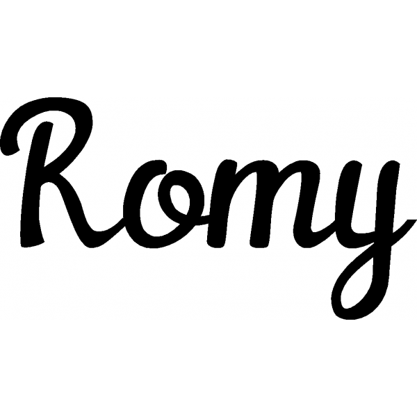 Romy - Schriftzug aus Buchenholz