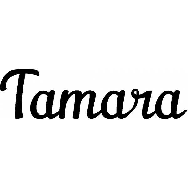 Tamara - Schriftzug aus Buchenholz