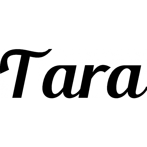 Tara - Schriftzug aus Buchenholz