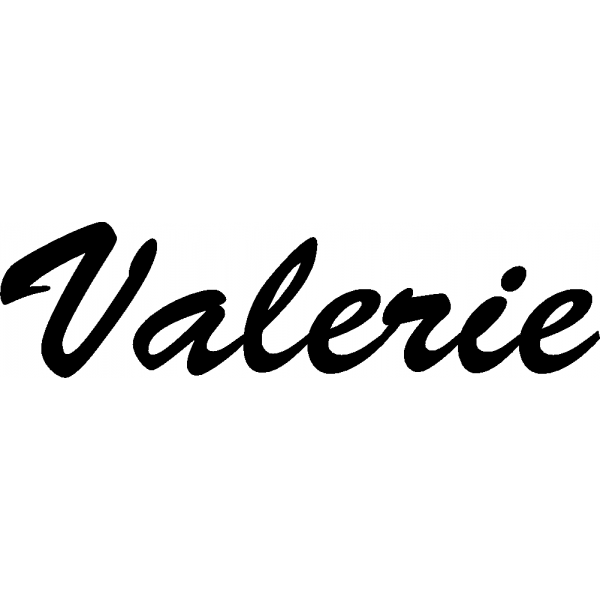 Valerie - Schriftzug aus Buchenholz